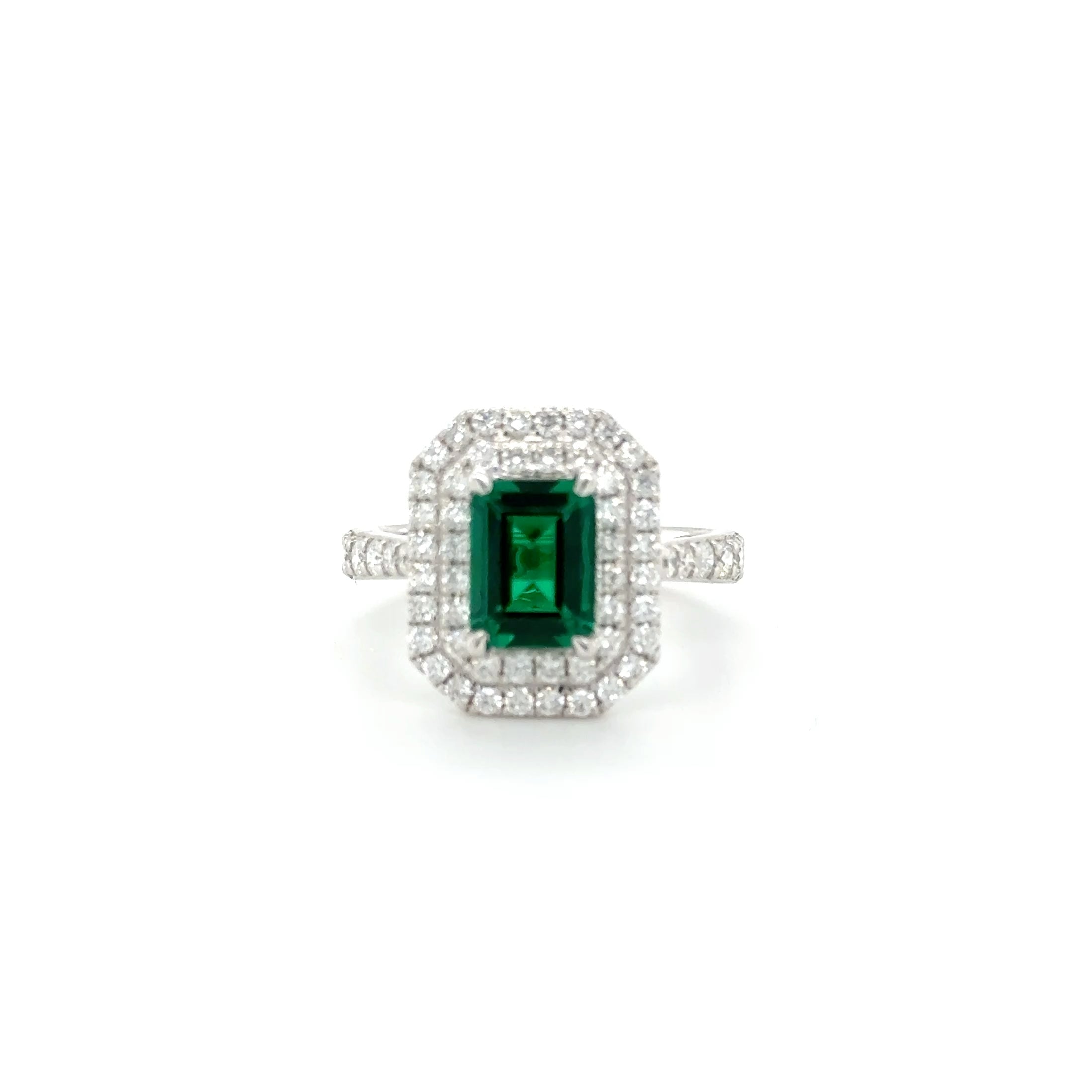 Emerald-Cut Natural Diamond Ring – 2.57ct