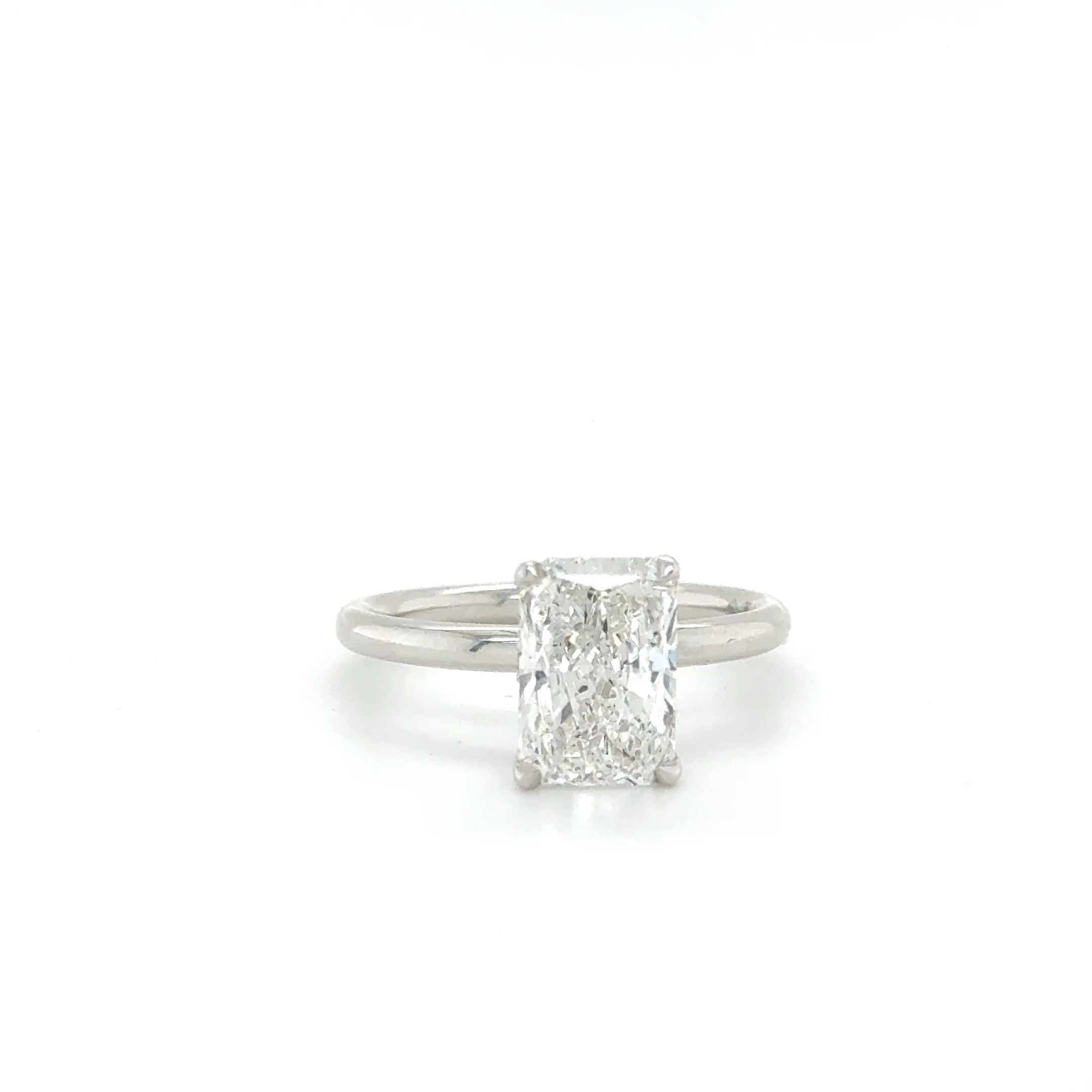 Radiant Veil Hidden Halo Ring – 2.03ct